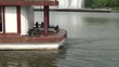small pleasure boat sailing