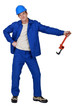 craftsman posing