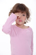 Foto: Tired little girl Tired little girl