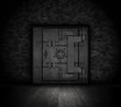 Grunge bank vault