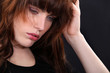 Photo: young woman looking sad young woman looking sad