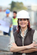 Photo: Portrait of a construction worker Portrait of a construction worker