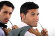 Foto: two sexy businessmen posing two sexy businessmen posing