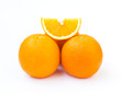 orange isolated on white background