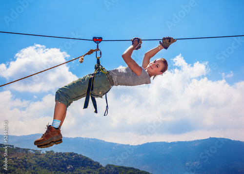 Photo: Woman mountaineer Woman mountaineer