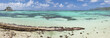 Anse Royale aux Seychelles à marée basse