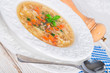 vegetables noodle soup