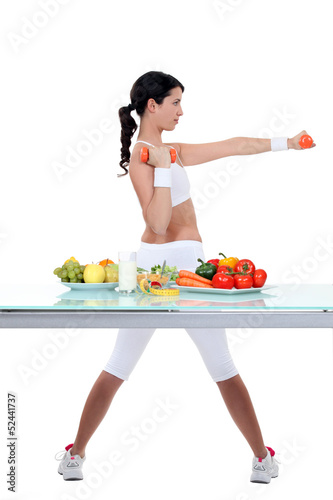 Photo: Healthy woman Healthy woman