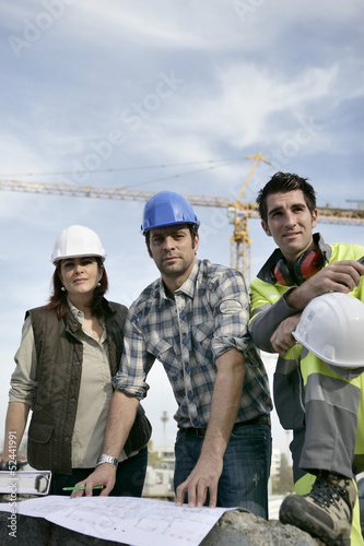 Photo: Construction colleagues Construction colleagues