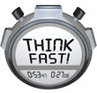 Think Fast Timer Stopwatch Quiz Answer Contest