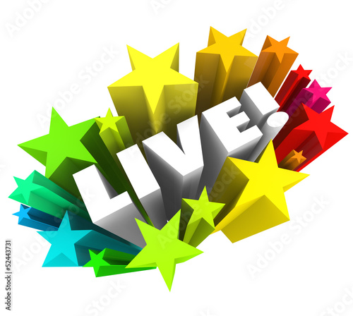Illustration: Live Word Stars Fireworks In-Person Performance Appearance Live Word Stars Fireworks In-Person Performance Appearance