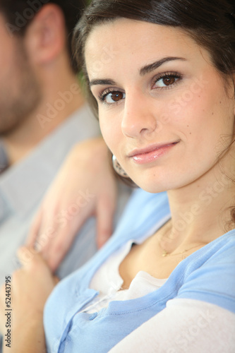 Photo: Portrait of young brunette Portrait of young brunette