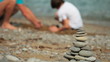 Video: Father and son have fun at summer beach vacation Father and son have fun at summer beach vacation