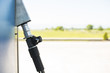 Device for charging gas car on station