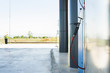 Device for charging gas car on station