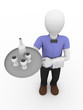 waiter standing