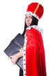 Queen businesswoman in business concept