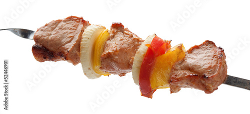 Photo: Shashlik on the skewer Shashlik on the skewer