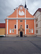 catholic church in Varazdin. Croatia.