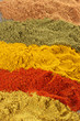 Assorted powder spices
