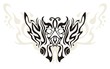 Butterfly. Butterfly wings in the form of the woman