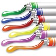 Vector: tubes with oil paints tubes with oil paints