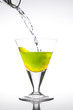Pouring cocktail