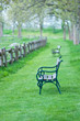 benches in a park