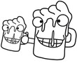 Funny Cartoon Beers