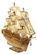 maquette du Bounty, frégate de 1787