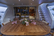 Italy, Viareggio, 82' luxury yacht, stern deck
