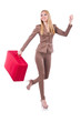 Young woman preparing for vacation