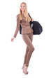 Young woman preparing for vacation
