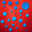 Illustration: rosso e blu rosso e blu