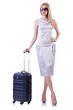 Young woman preparing for vacation
