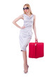 Young woman preparing for vacation