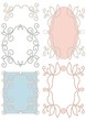 hand drawn frames set