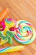 set of candies on table