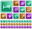 Vector: Hotel button set Hotel button set