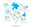 Infographic business options brochure vector illustration