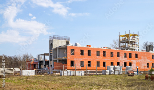 Photo: Construction of Academic Building Fire Institute Construction of Academic Building Fire Institute