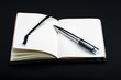 carnet et stylo à bille