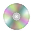 disk on isolated on  a white background