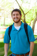 Foto: Young, smiling college male student outside Young, smiling college male student outside