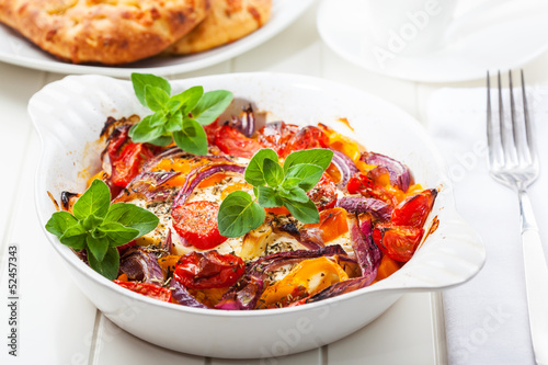 Photo: Baked feta cheese Baked feta cheese