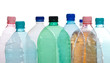 Plastic bottles in different color