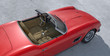 Illustration: roter italienischer Sportwagen roter italienischer Sportwagen