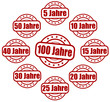 Sample Vektor Jubiläum Jahreszahlen  #130518-svg01