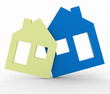 3d model house symbol set