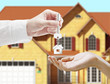 hand holding key